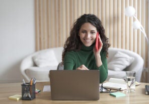 a bilingual woman debating on a career change