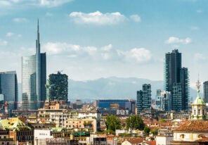 milan italy skyline