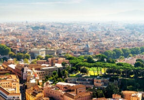 the Rome skyline